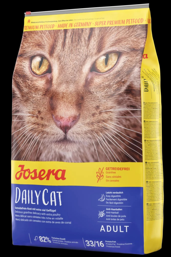 JoseraDailyAdult Josera Daily Adult Cat Food – Grain Free – Anti Hairball – 2 Kg Pack