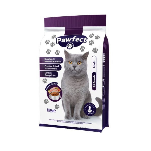 Pawfect Adult Cat Food-500 G, 1 KG PACKS