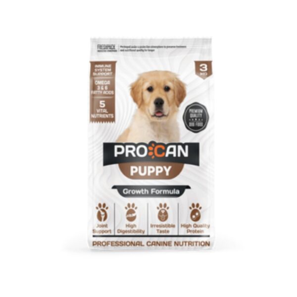 xr:d:DAFEyr4lV-4:4,j:29535589582,t:22062710 Procan Puppy Dog Food – 3 Kg, 15 Kg Packs