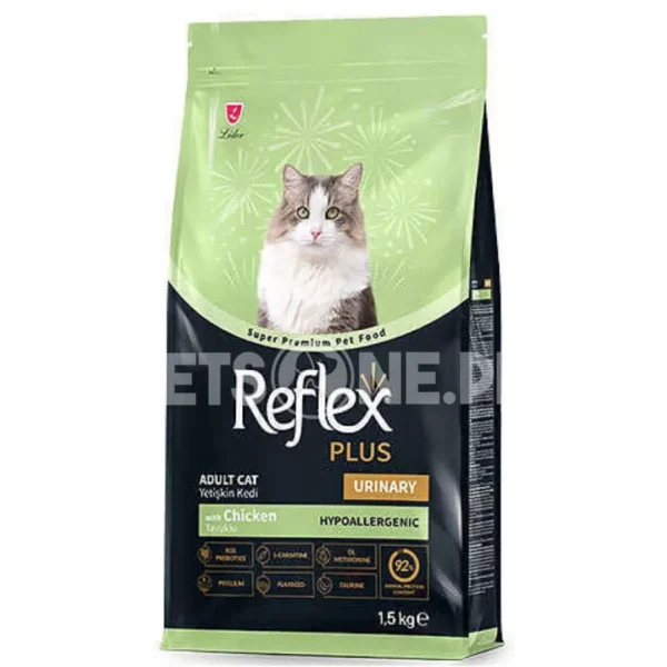 Reflex Plus Urinary Chicken Adult Cat Food-1.5 Kg,15 Kg Packs